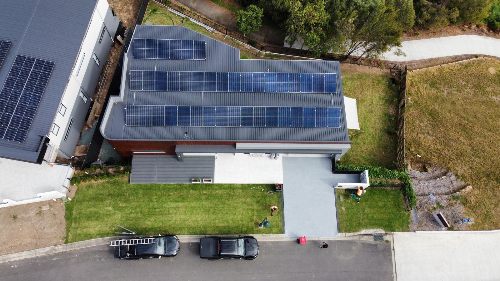 Solar panel installation - Burpengary home