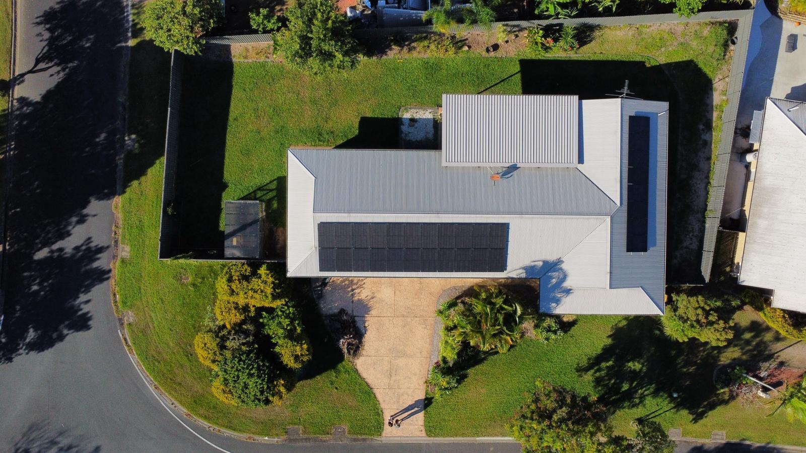Recent solar panel install - Brisbane home