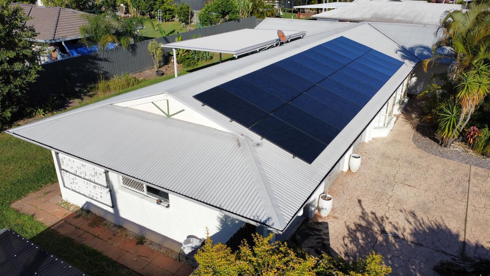 Recent residential solar project - Queensland