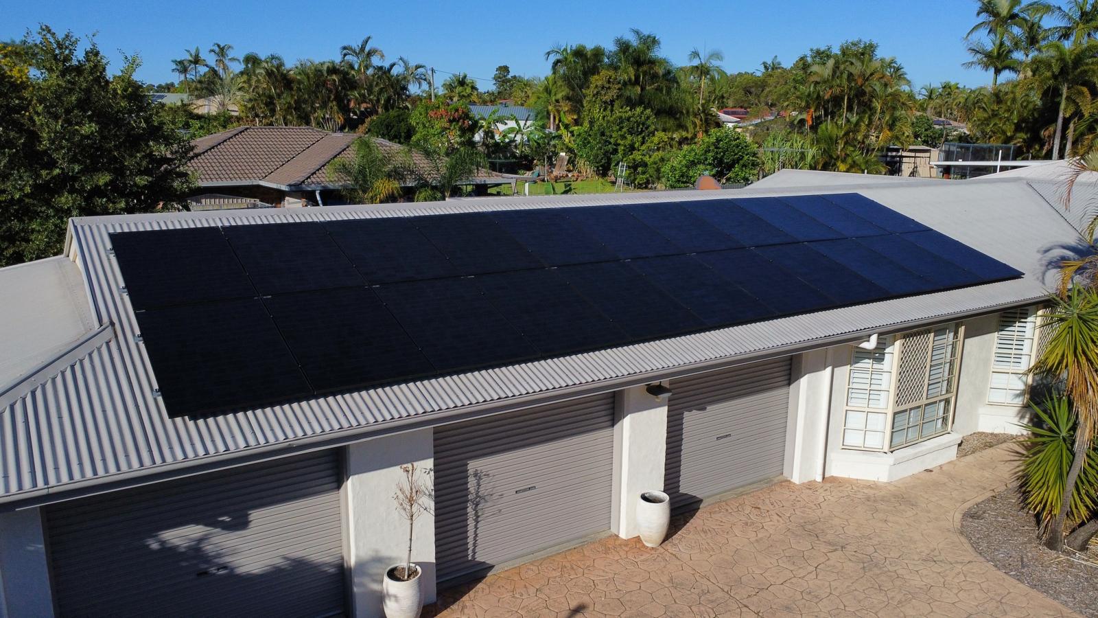 Solar panel installation - Ashgrove Brisbane project